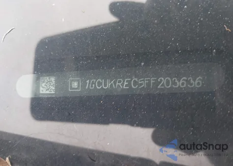 2015 Chevrolet Silverado 1500 2Lt из США, поврежденный, VIN 1GCUKREC5FF203636